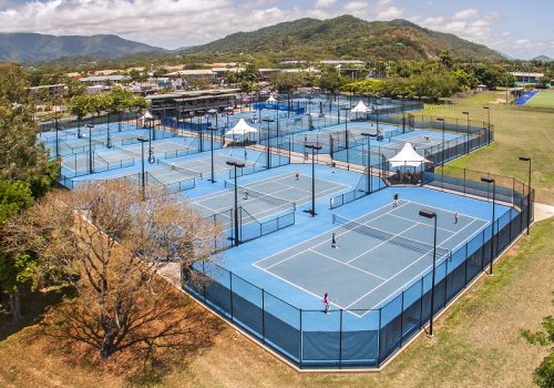 Tennis Court 
Play tennis with your friend at Cairns One.